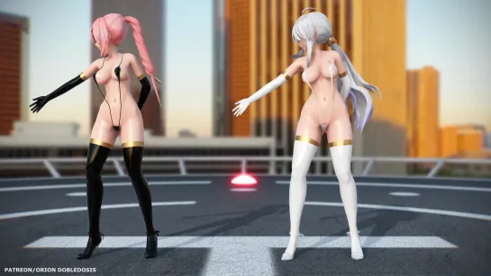 MMD R-18 [NORMAL VER2] Haku & Luka Glide  Author Orion Dobledosis