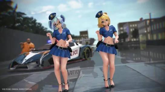 MMD R-18 [NORMAL] Miku & Rin Twice Likey Author Orion Dobledosis