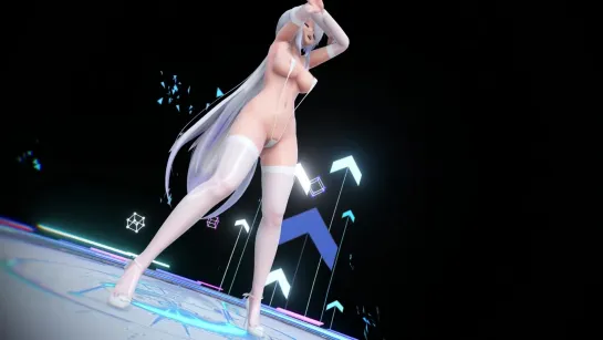 MMD R-18 [NORMAL] Haku White Suit Gishinanki Author Orion Dobledosis