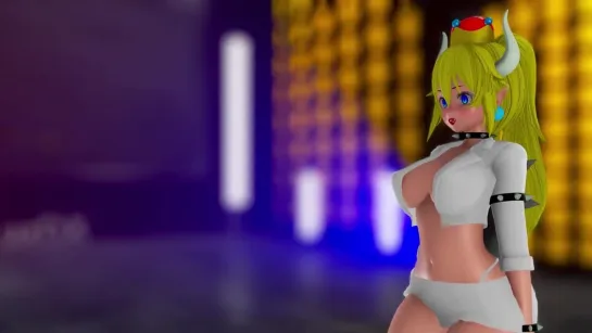 MMD R-18 [NORMAL] Bowsette Red Flavor Author LinuxDX