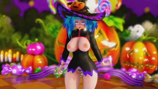 MMD R-18 [EROTIC] Miku Happy Halloween Author LinuxDX