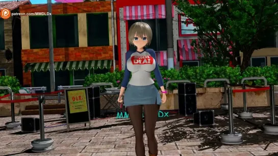 MMD R-18 [NORMAL] Uzaki-chan Bunny Style Author LinuxDX