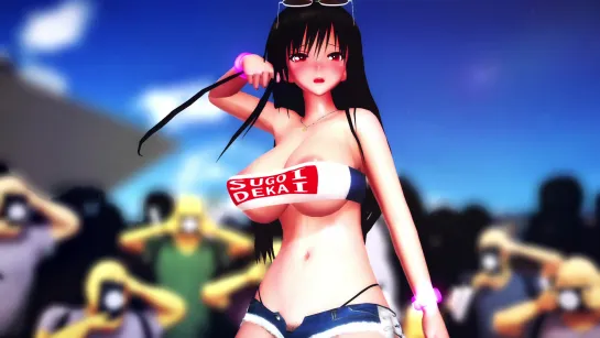 MMD R-18 [Erotic Ver1] Yui Kotegawa Hypnosis Cosplay Mister Author AquiNas