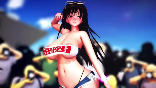 MMD R-18 [Erotic NPH Ver1] Yui Kotegawa Hypnosis Cosplay Mister Author AquiNas