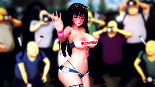 MMD R-18 [Erotic Ver2] Yui Kotegawa Hypnosis Cosplay Mister Author AquiNas