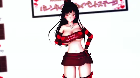 MMD R-18 [Normal] Yui Kotegawa Valentine Day Dance Author Aquinas