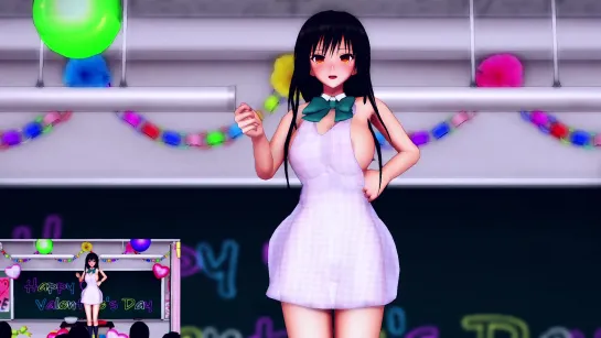 MMD R-18 [Erotic FCam2] Yui Kotegawa Valentines Day Dance Author AquiNas