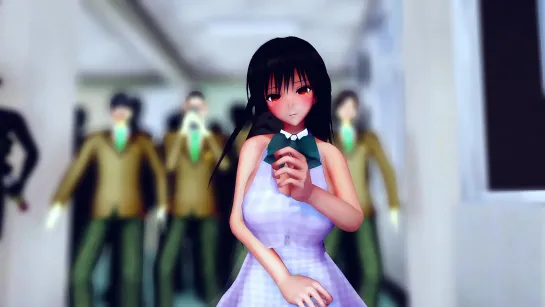 MMD R-18 [Normal] Yui Kotegawa Hypnosis Exposure White Day Author AquiNas