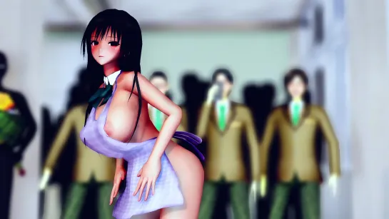 MMD R-18 [Erotic] Yui Kotegawa Hypnosis Exposure White Day Author AquiNas