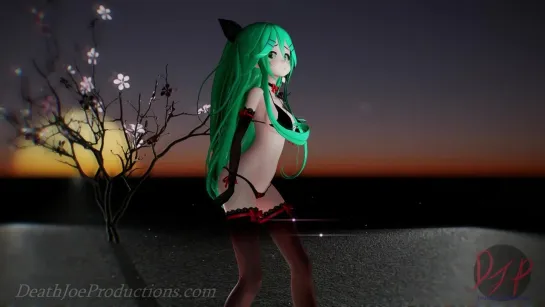 MMD R-18 [NORMAL] Yamakaze Heart Attack Author DeathJoeProduction