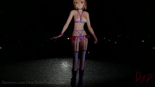 MMD R-18 [NORMAL] Misaka Mikoto Night Srtoll Author DeathJoeProduction