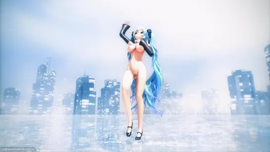 MMD R-18 [EXTRA] Miku Ghost Rule Author Naitokoubou