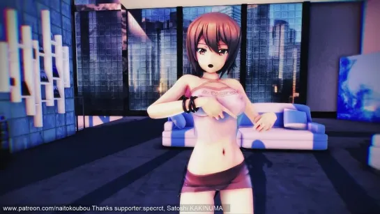 MMD R-18 [EROTIC] Maho Nishizumi Killer B Author Naitokoubou