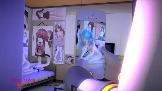 MMD R-18 [XXX] Rin & Ren & Miku Cougch Author Pink Hole