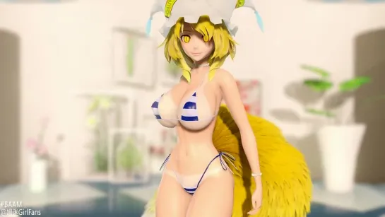 MMD R-18 [NORMAL] Yakumo Ran BAAM Author GirlFans