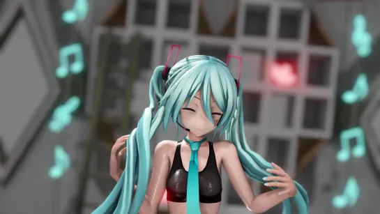 MMD R-18 [Erotic] Miku Hi-Fi Raver Author GHK MMD