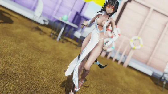 MMD R-18 [Erotic] Kangxi Kawaii Pink Cat Author GHK MMD