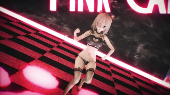 MMD R-18 [Erotic] Hamakaze Pink Cat Author 000