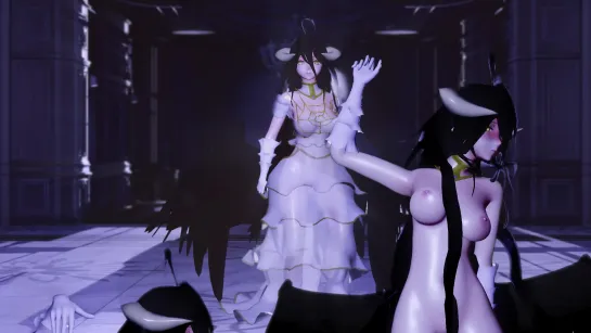 MMD R-18 [Erotic] Albedo Step Author Akomni