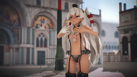 MMD R-18 [Erotic] Amatsukaze Hi-Fi Raver Author 000