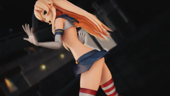 MMD R-18 [Erotic] Shimakaze Shake It Author 000