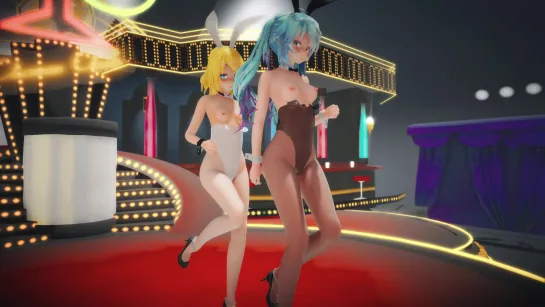 MMD R-18 [Erotic] Miku & Rin Apple Pie Author 000