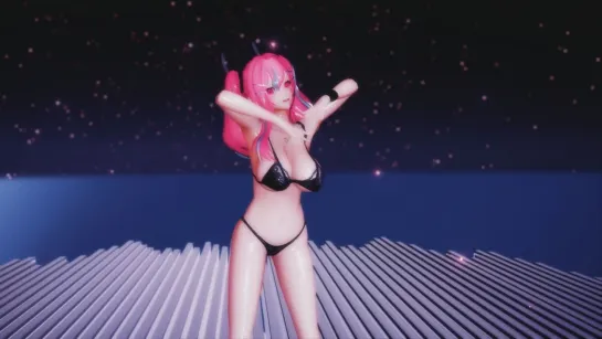 MMD R-18 [NORMAL] USS Bremerton Hentai Dance Author Red Eyes Lunatic