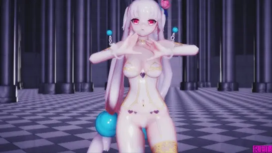 MMD R-18 [NORMAL] Nanase Mai B.B.F Author Red Eyes Lunatic