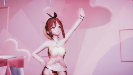 MMD R-18 [NORMAL] Atelier Ryza Suki! Yuki! Maji Magic Author Red Eyes Lunatic