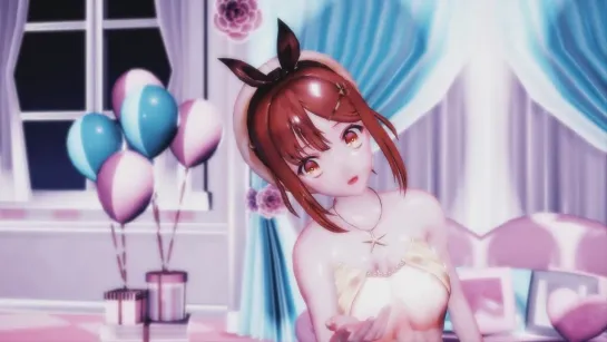 MMD R-18 [NORMAL] Atelier Ryza Youll Be Dyed In Color Author Red Eyes Lunatic