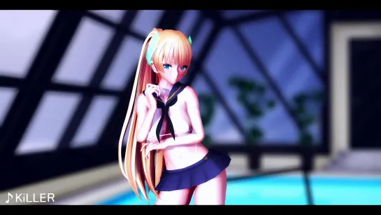 MMD R-18 [Normal] Angela Swimwear Killer Lady Author AquiNas