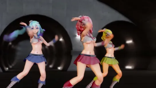 MMD R-18 [Normal] Miku & Rin & Teto No Good Author 000