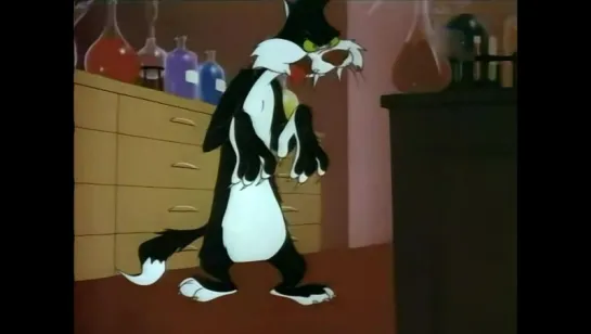 Looney Tunes 1954 - El gato Silvestre - El pellejo del Dr. Hide