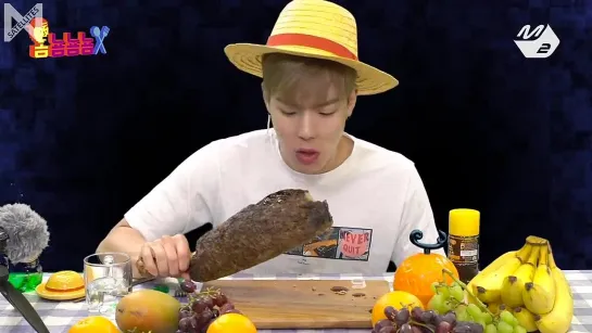 [Рус. саб][07.05.2019][Om Nom Nom Nom] MONSTA X SHOWNUs 3 Animation Dishes MUKBANG! (Eating Show)