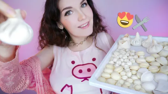 АСМР 🤤🥟 Итинг Пельмени, Хинкали 🥟🍴 ASMR