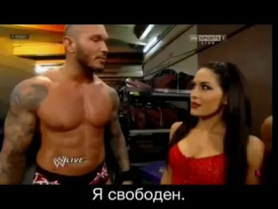 Divas All World | The Bella Twins and Randy Orton, segment.