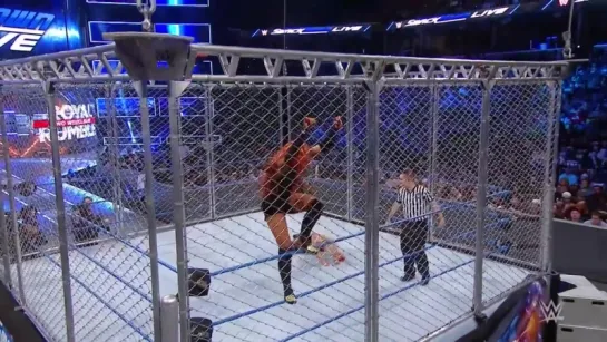 FULL MATCH - Lynch vs. Bliss - Steel Cage Match- SmackDown LIVE, Jan. 17, 2017 (WWE Network)