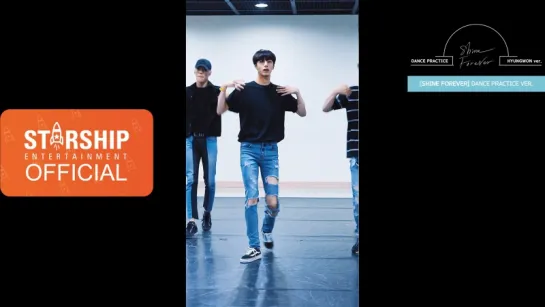 [VK][26.06.2017][Dance Practice] MONSTA X - SHINE FOREVER (HYUNGWON)