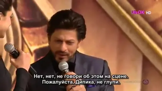 Шахрукх Кхан на Screen Awards 2014 с русскими субтитрами