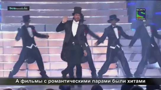 Выступление Шахрукх Кхана, посвящённое 100-летию Болливуда - 58th Idea Filmfare Awards 2013 (русские субтитры)