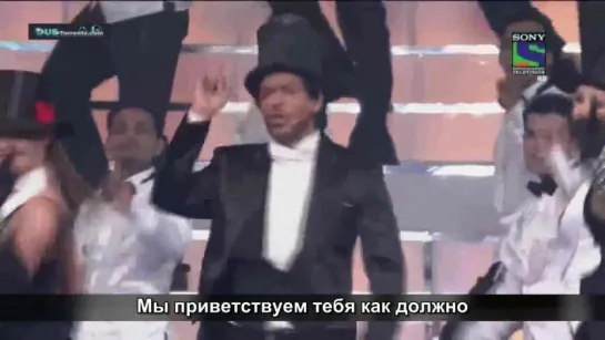 Церемония 58th Idea Filmfare Awards 2013 - выступление Шахрукх Кхана, посвящённое 100-летию Болливуда (с русскими субтитрами).72