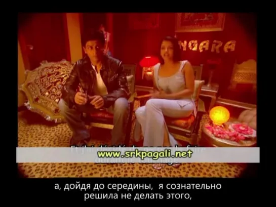 Interview with Shah Rukh Khan and Aishwarya Rai at Cannes, 2002, rus sub