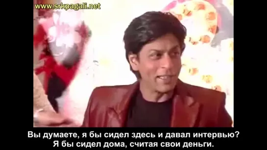 Promotion “Om Shanti Om“, Shah Rukh Khan, interview IndiaFM, 2007, rus sub