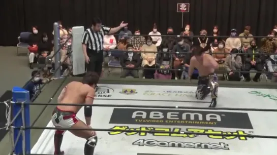 HARASHIMA vs. Konosuke Takeshita (DDT D-Ou Grand Prix 2021 In Narimasu! - Day 5)