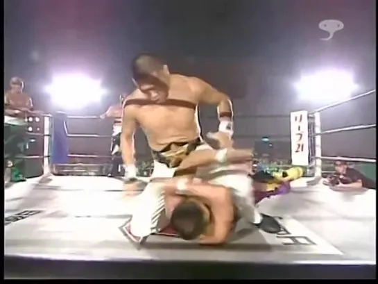 Naoya Ogawa, Shinjiro Otani & Taichi Ishikari vs. Toshiaki Kawada, Fujin & Raijin - 30.10.2005 (HUSTLE-13)