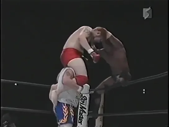 Hirotaka Yokoi & Kohei Sato (c) vs. Kintaro Kanemura & Tetsuhiro Kuroda - 10.08.2003 (ZERO-ONE 01World In Nagoya)