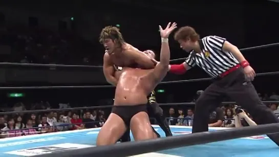 Manabu Nakanishi (c) vs. Hiroshi Tanahashi - 20.06.2009 (NJPW Dominion 6.20)