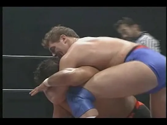 Shinya Hashimoto (c) vs. Lord Steven Regal - 16.04.1995 (NJPW Battle Rush 1995 - Day 3)