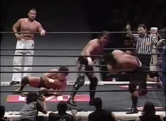 Genichiro Tenryu & Shiro Koshinaka (c) vs. Hiroyoshi Tenzan & Keiji Muto - 18.10.1998 (NJPW nWo Typhoon 1998 - Day 9)