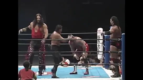 Keiji Muto, Rick Steiner, Scott Steiner vs. Masahiro Chono, Kevin Nash, Scott Hall - 03.05.1997 (NJPW Strong Style Evolution)